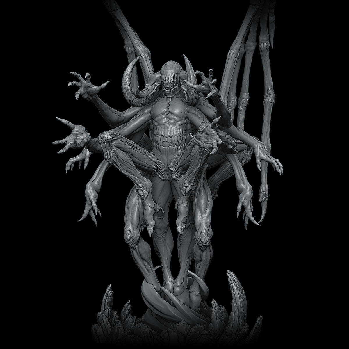 DEATH KING - 3D Miniature Model | Dungeons and Dragons | Pathfinder | RPG