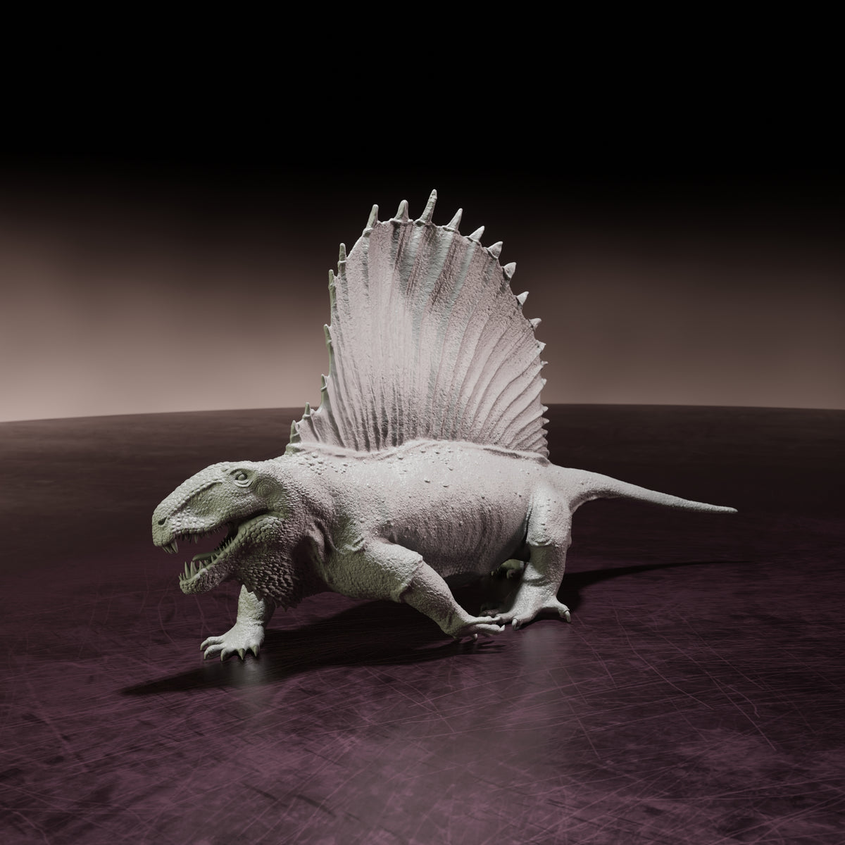 Dimetrodon Walking Dinosaur Resin Model for Dungeons & Dragons | Board RPGs