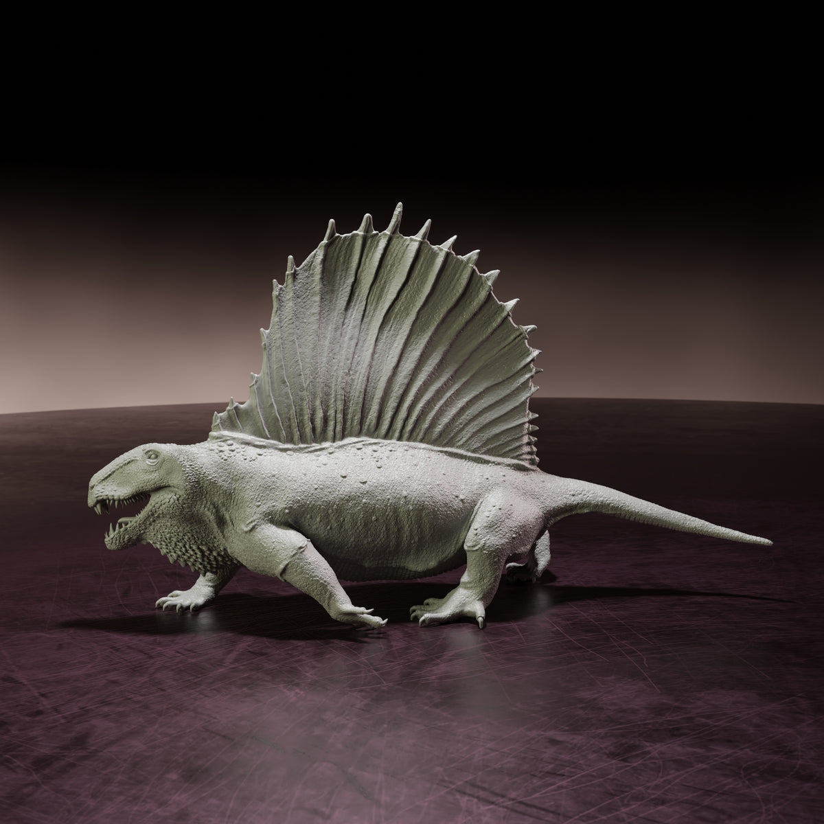 Dimetrodon Walking Dinosaur Resin Model for Dungeons & Dragons | Board RPGs