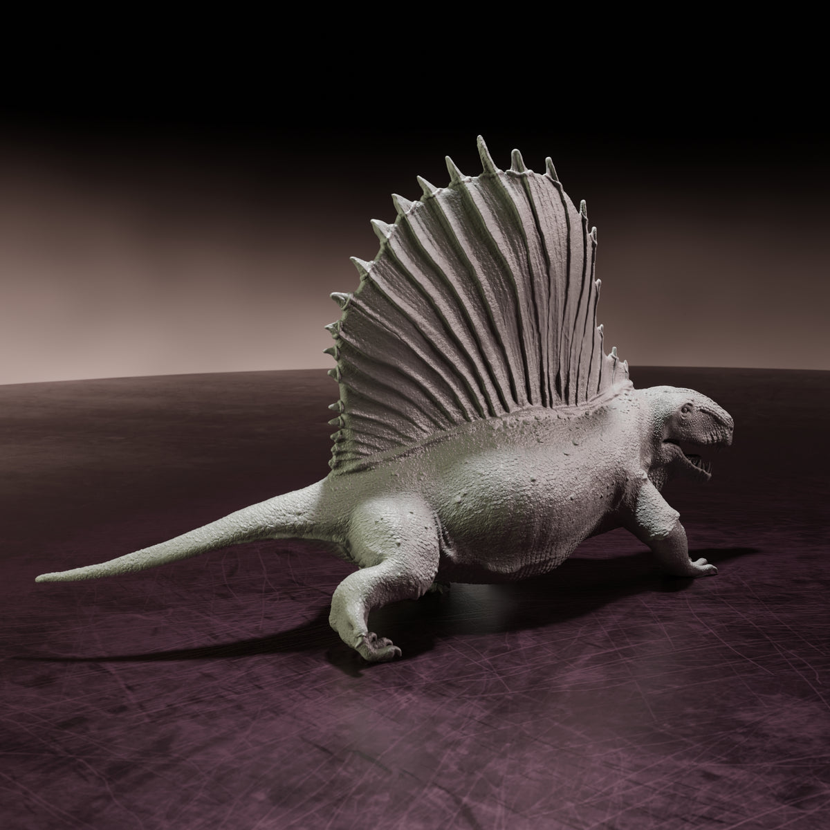 Dimetrodon Walking Dinosaur Resin Model for Dungeons & Dragons | Board RPGs