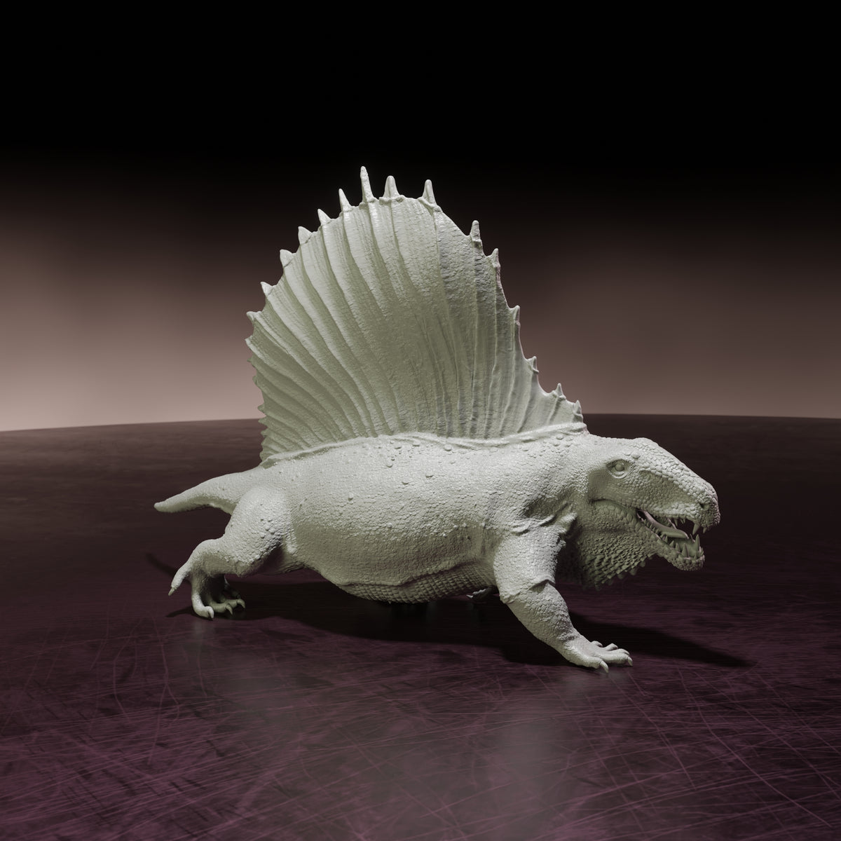 Dimetrodon Walking Dinosaur Resin Model for Dungeons & Dragons | Board RPGs