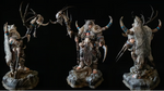 Forgotten Ancients - Cyndea, Cerebus and The Forsaken | 9-11 Inch Resin Model Miniatures
