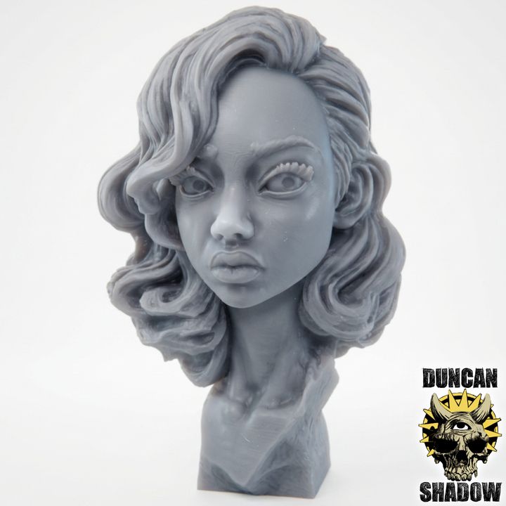 Female Bust - Display Bust | 1:4 Scale (~70mm)