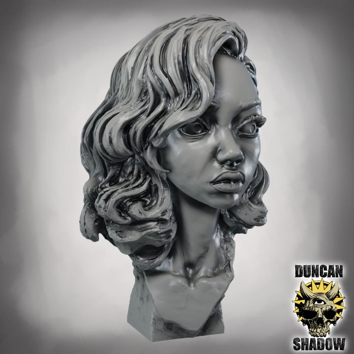 Female Bust - Display Bust | 1:4 Scale (~70mm)