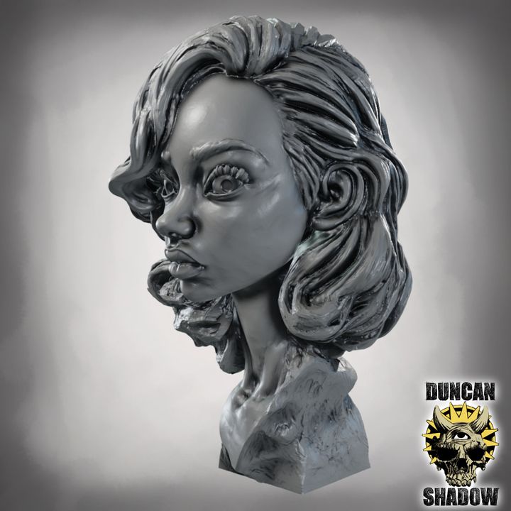 Female Bust - Display Bust | 1:4 Scale (~70mm)
