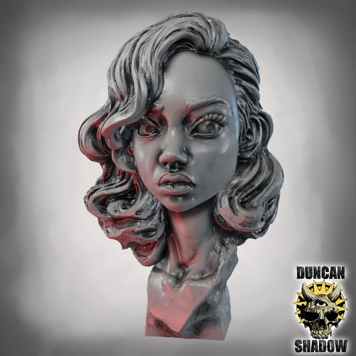 Female Bust - Display Bust | 1:4 Scale (~70mm)