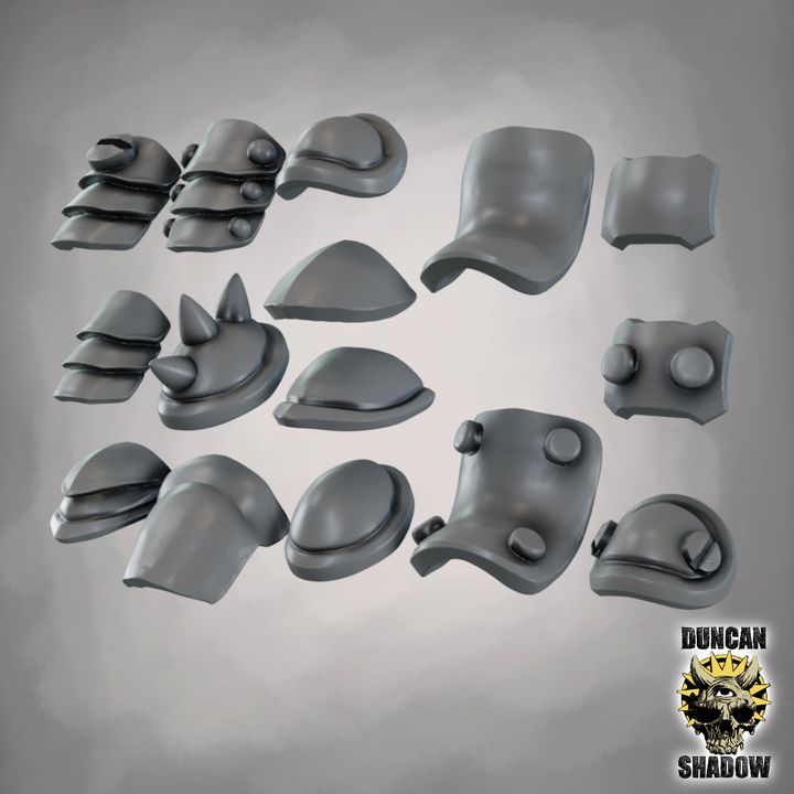 Goblin Armour, Kit Bashing parts - Resin Mini | DnD & Tabletop | 28mm