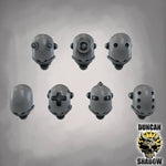 Goblin Armoured heads - Kitbash Bits | Conversion Parts | 28mm