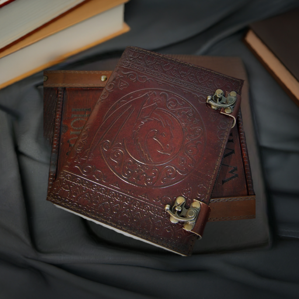 Dungeon Master Real Leather Notebook | Journal | Sketchbook | Campaign Log