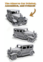 High Speed Horror - 1930's Vehicles/Cars Diorama: RPG & Tabletop Board Games
