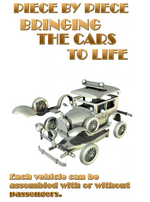 High Speed Horror - 1930's Vehicles/Cars Diorama: RPG & Tabletop Board Games