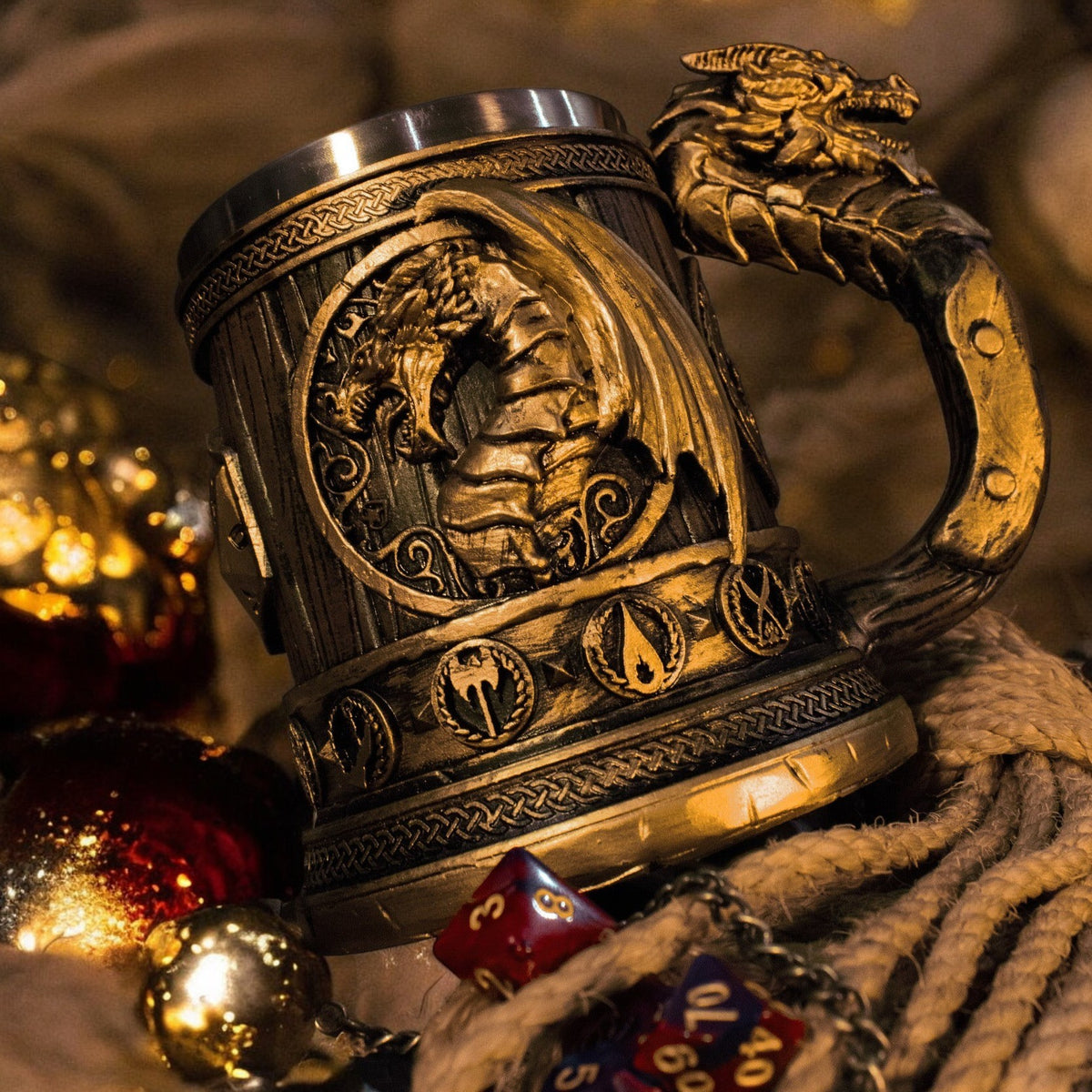 Dungeon Master D&D Tankard | Trophy | Drinking Mug