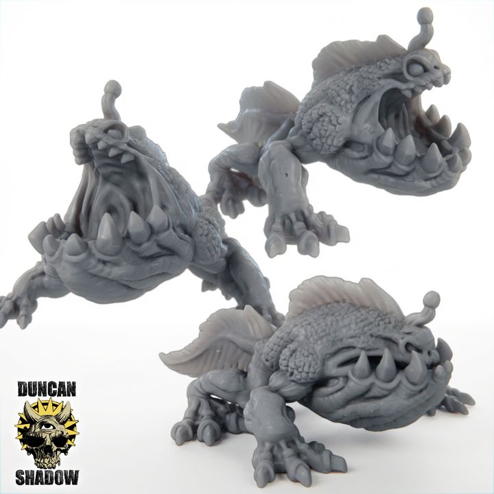 Land Fish - Resin Miniature for DnD & Tabletop Games | 28mm/32mm