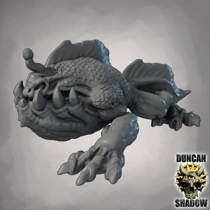 Land Fish - Resin Miniature for DnD & Tabletop Games | 28mm/32mm