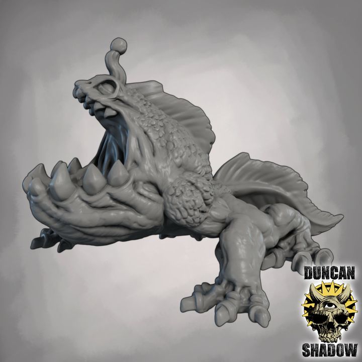 Land Fish - Resin Miniature for DnD & Tabletop Games | 28mm/32mm