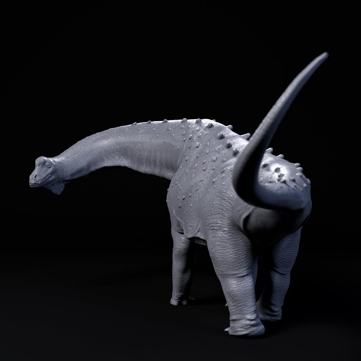 Magyarosaurus Looking Back Dinosaur Resin Model for Dungeons & Dragons | Board RPGs