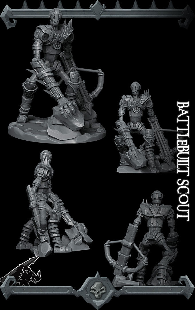 BATTLEBUILT SCOUT - Miniature -All Sizes | Dungeons and Dragons | Pathfinder | War Gaming