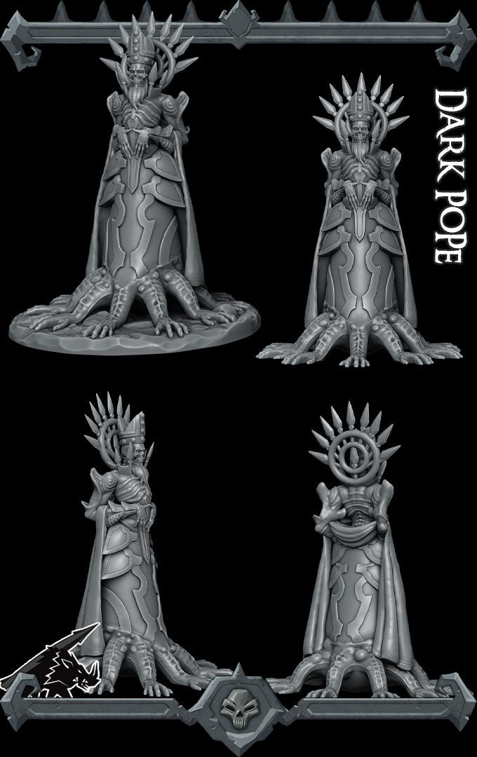 DARK POPE - Miniature Model | All Sizes | Dungeons and Dragons | Pathfinder | War Gaming