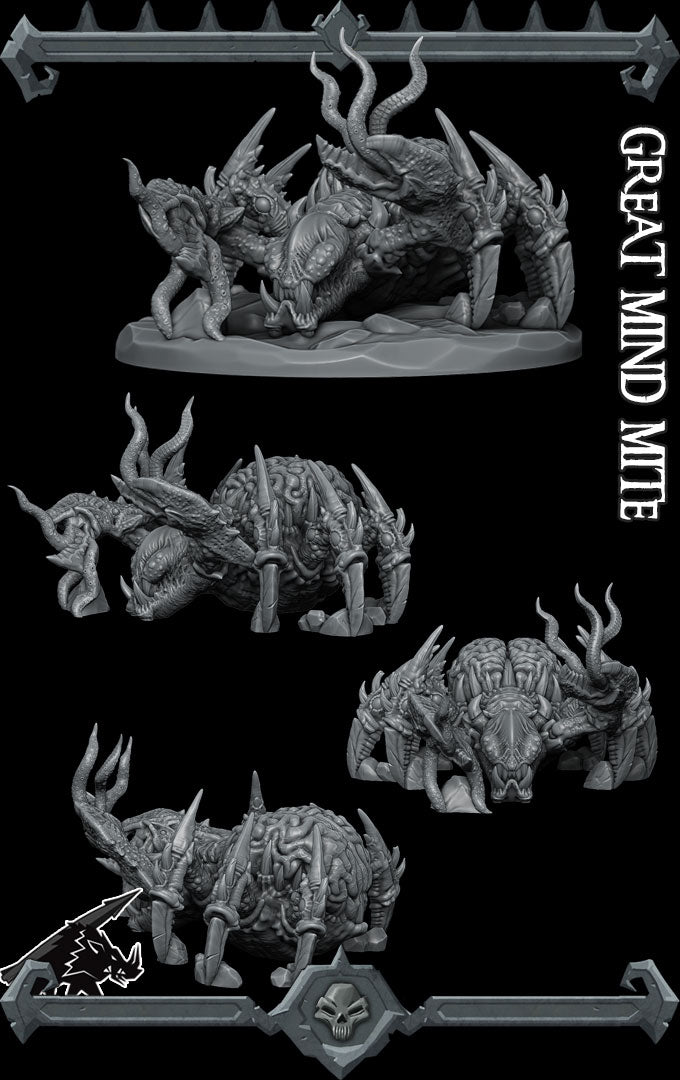 GREAT MIND MITE - Miniature Model | Dungeons and dragons | Cthulhu | Pathfinder | War Gaming