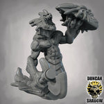 Merrow with Hand Weapons and Shields | DnD Miniature | 28mm