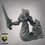 Merrow with Hand Weapons and Shields | DnD Miniature | 28mm