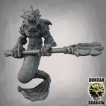 Merrow with Tridents - Resin Mini | DnD & Tabletop | 28mm