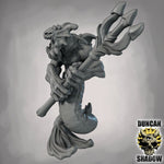 Merrow with Tridents - Resin Mini | DnD & Tabletop | 28mm