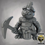 Mole Folk Miners - Resin Mini | DnD & Tabletop | 28mm