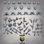 Mole Folk Multipart Kit - Multipart Kit | DnD & Tabletop | 28mm