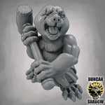 Mole Folk with Great Hammers - Resin Mini | DnD & Tabletop | 28mm