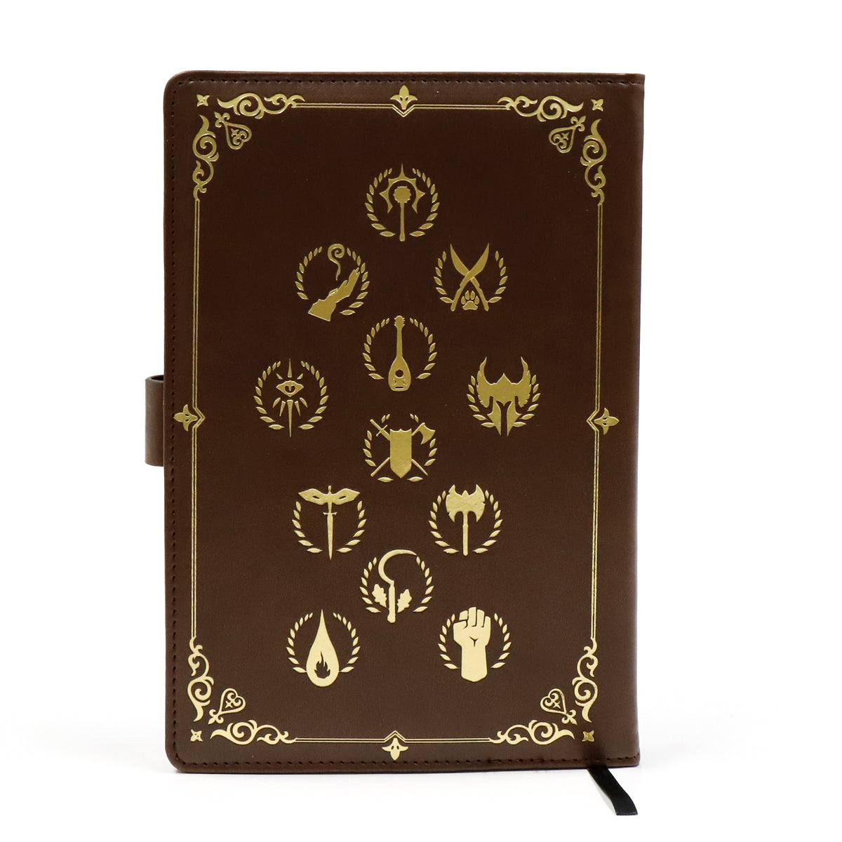 Dungeon Master A5 Vintage PU Leather Combination Lock Notebook (Brown)