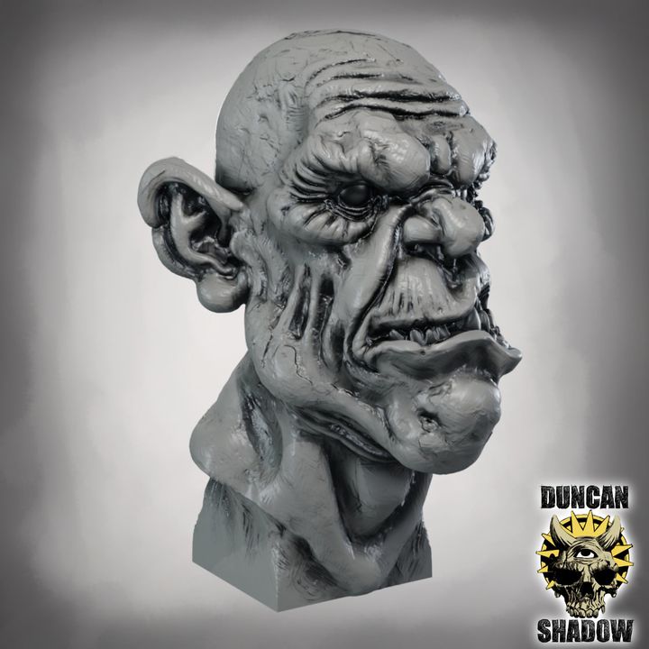 Ogre Bust - Display Bust | 1:4 Scale (~70mm)