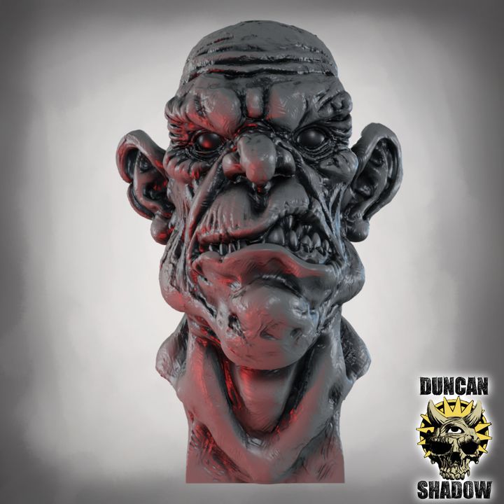 Ogre Bust - Display Bust | 1:4 Scale (~70mm)