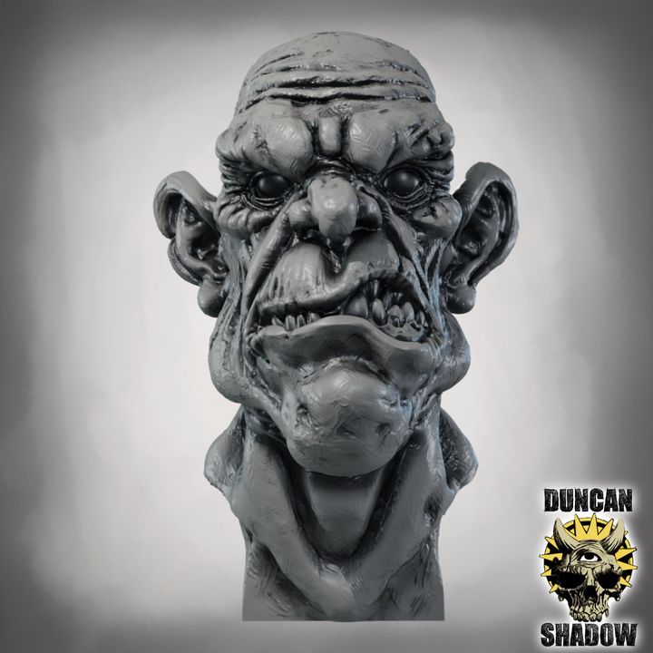Ogre Bust - Display Bust | 1:4 Scale (~70mm)