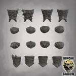 Plague Armour Kit Bashing parts - Resin Mini | DnD & Tabletop | 28mm