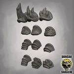 Plague Armour Pauldrons Kit Bashing parts | DnD Miniature | 28mm