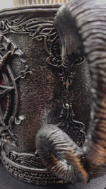 Nemesis Now Baphomet Tankard Sabbatic Goat Deity Mug Gothic Skull Pentagram