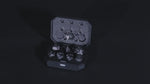 Light Up Rechargeable Dice Set For Dungeons and Dragons with USB Charging box