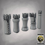 Quivers Kit Bashing parts - Resin Mini | DnD & Tabletop | 28mm