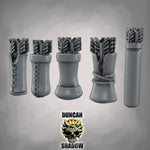 Quivers Kit Bashing parts - Resin Mini | DnD & Tabletop | 28mm