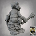 Raccoon Folk with Clubs - Resin Mini | DnD & Tabletop | 28mm