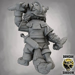 Raccoon Folk with Daggers - Resin Mini | DnD & Tabletop | 28mm