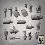 Raider Addon Kit Bashing set - Resin Mini | DnD & Tabletop | 28mm