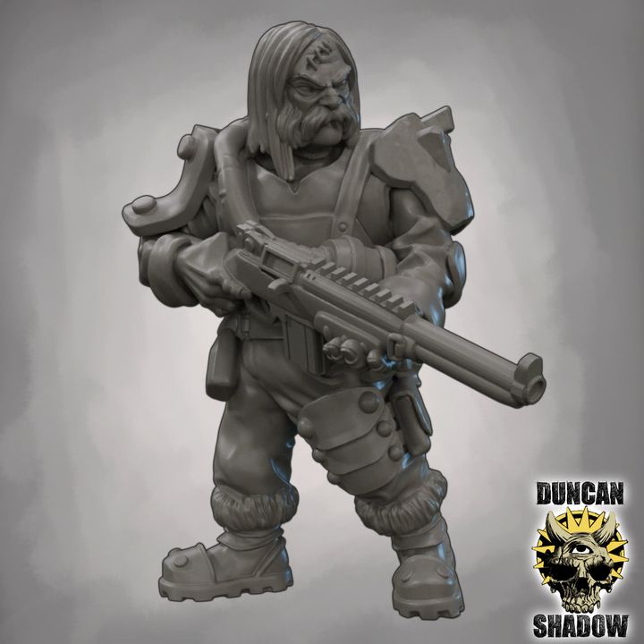 Raiders with Rifles - Resin Mini | DnD & Tabletop | 28mm