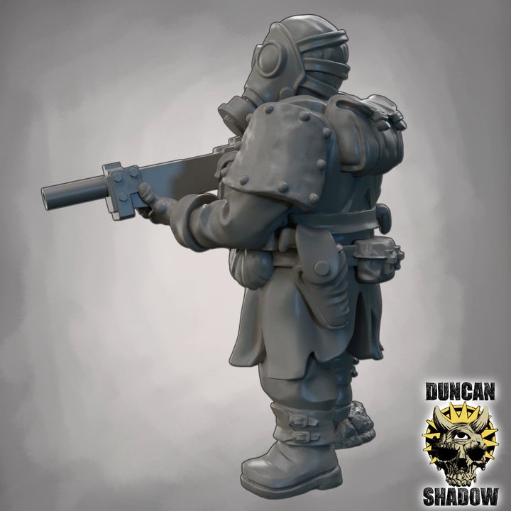 Raiders with Rifles - Resin Mini | DnD & Tabletop | 28mm