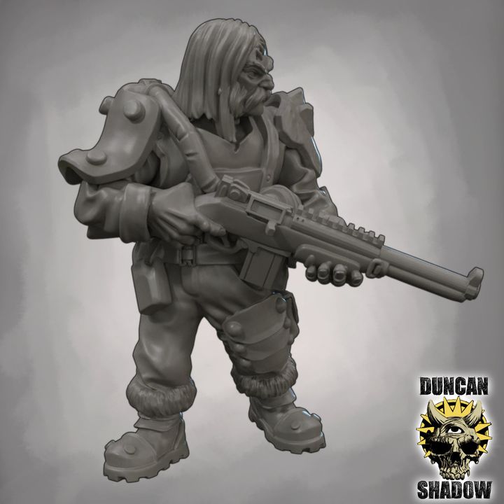 Raiders with Rifles - Resin Mini | DnD & Tabletop | 28mm