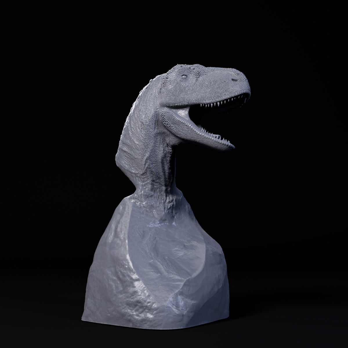 Rajasaurus Bust Dinosaur Resin Model for Dungeons & Dragons | Board RPGs