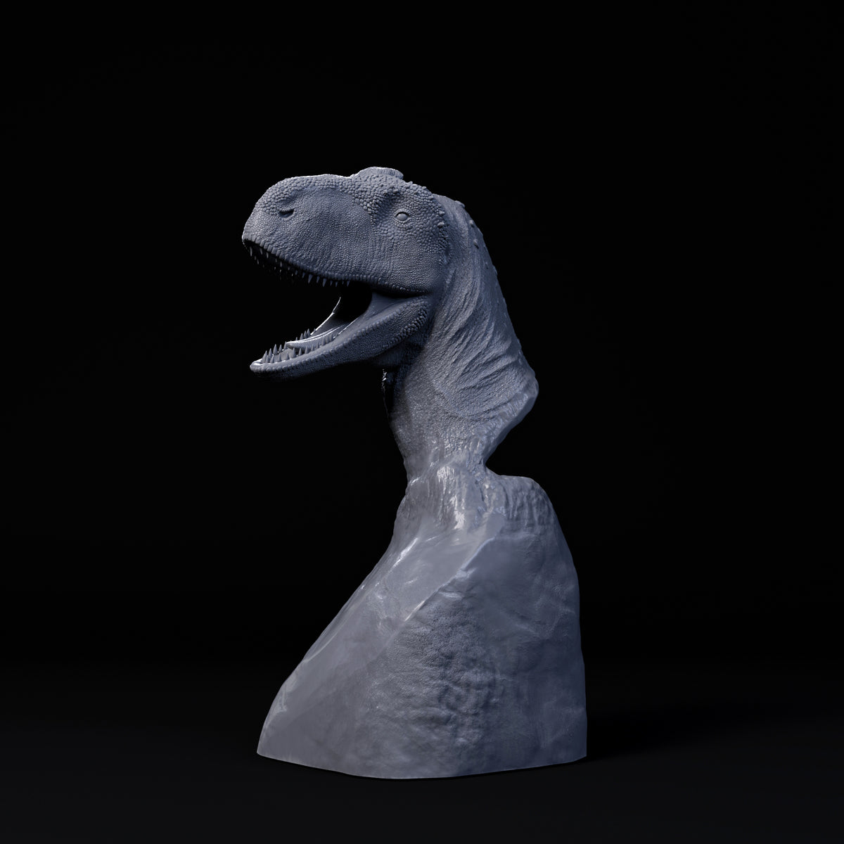 Rajasaurus Bust Dinosaur Resin Model for Dungeons & Dragons | Board RPGs