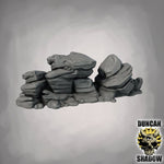 Rock Formations (Straight) - Terrain | DnD & Tabletop Games | 28mm