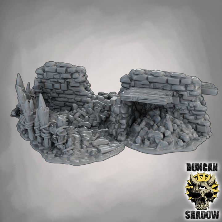 Ruins Terrain - Terrain | DnD & Tabletop Games | 28mm